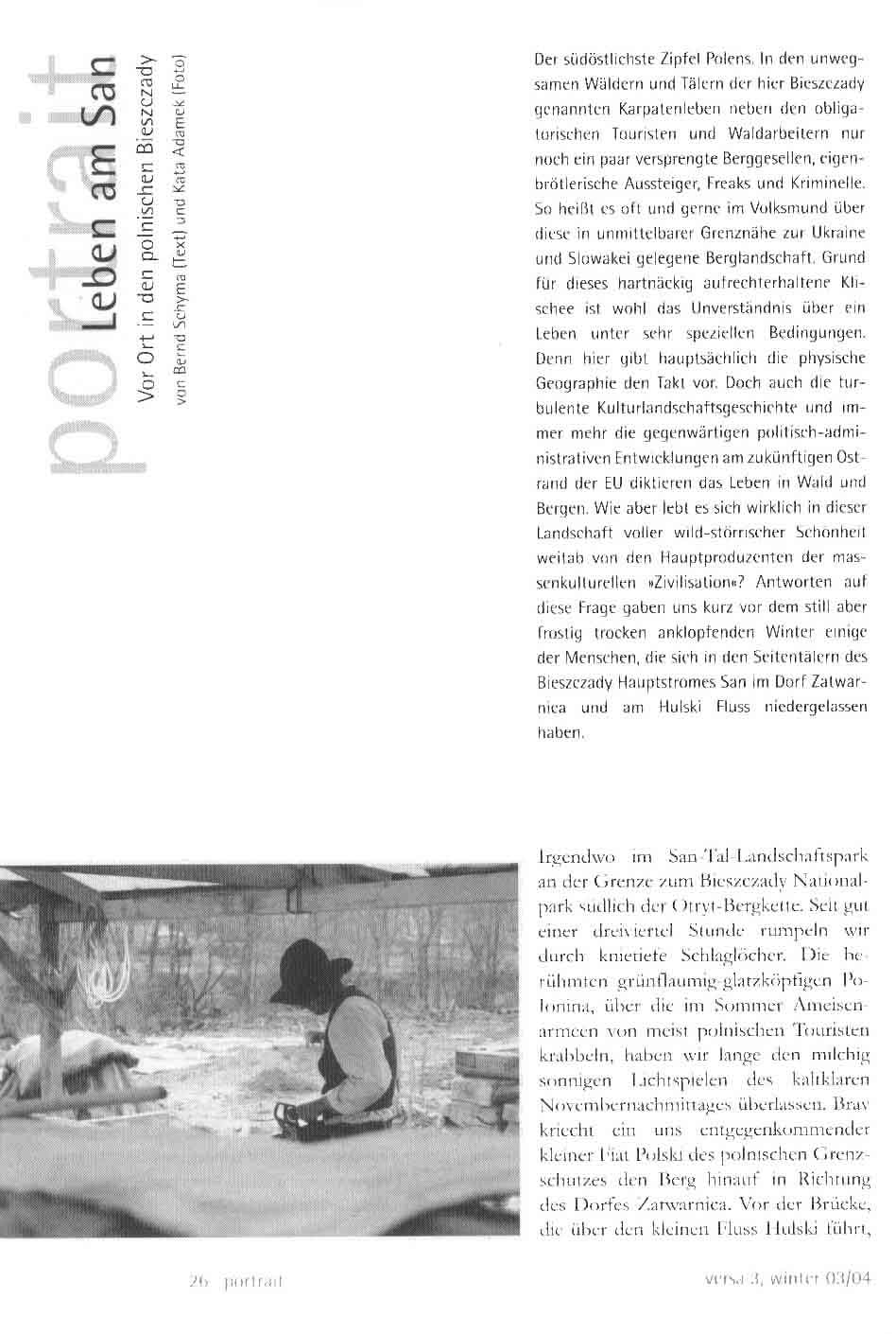 Leben am San - Titel